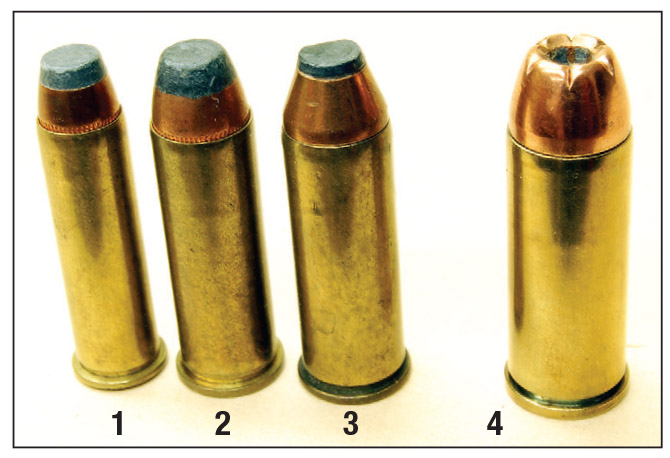 On the other hand, yesterday’s magnums, (1) 357 Magnum, (2) 41 Magnum and (3) 44 Magnum look small compared to the (4) 480 Ruger, which isn’t even called a magnum.